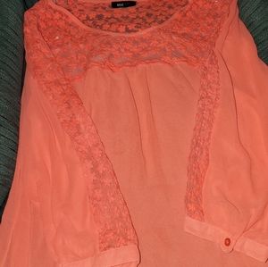 Boutique Coral colored blouse